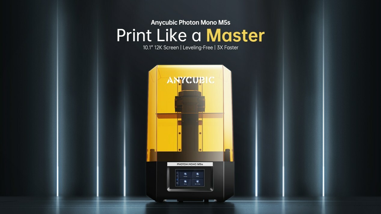 Anycubic Releases Photon Mono M5S: The First Consumer Auto-leveling 12k Printer