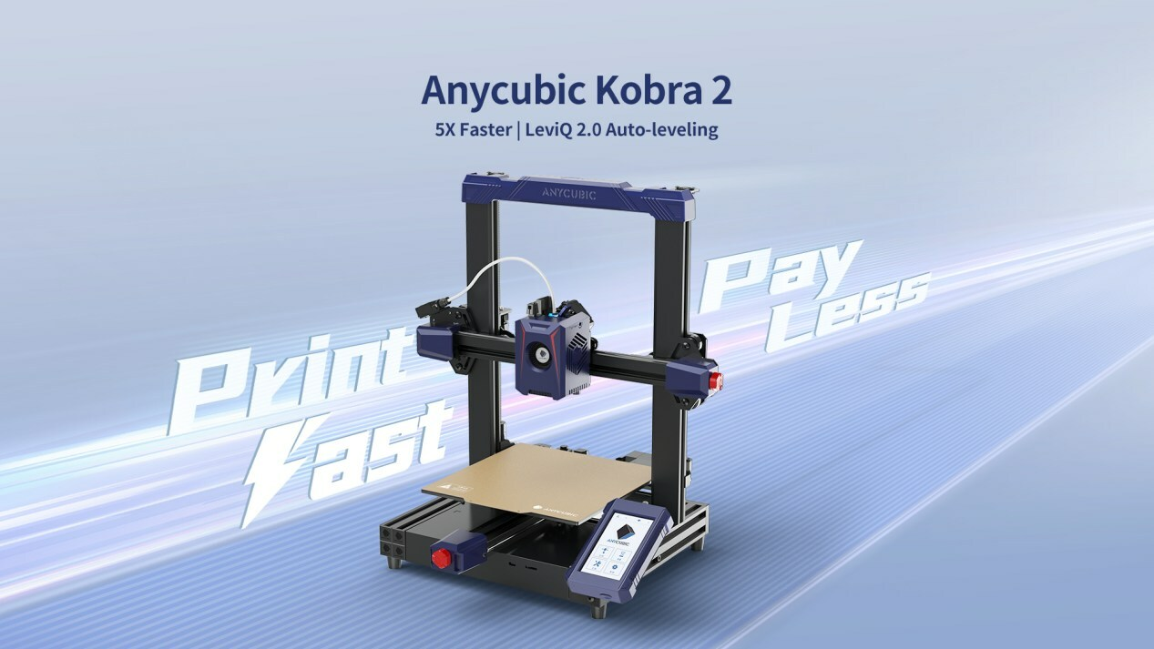 Anycubic's Kobra 2 FDM Printer Cranks Up the Speed 
